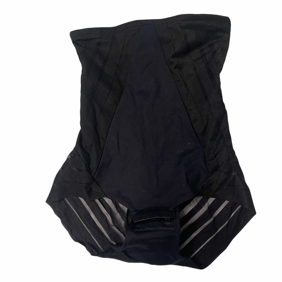 LEONISA 12906 HI WAIST PANTY FIRM CONTROL BODY SHAPER BLACK - Picture 2 of 9